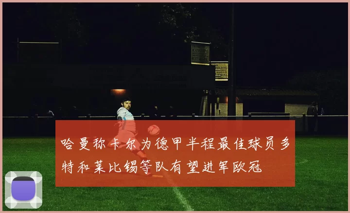 哈曼称卡尔为德甲半程最佳球员多特和莱比锡等队有望进军欧冠